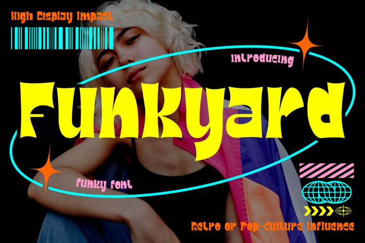Preview of Funkyard Font