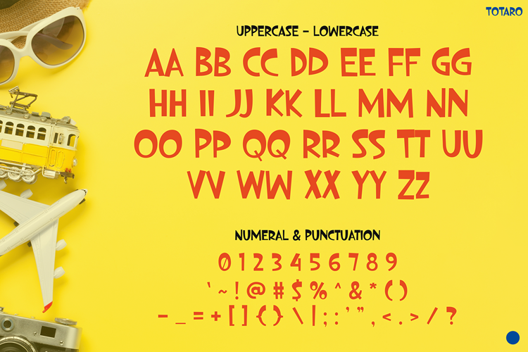 Preview of TOTARO Font