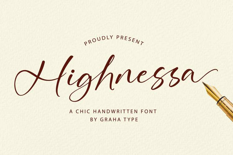 Highnessa Font | Graha Type | FontSpace