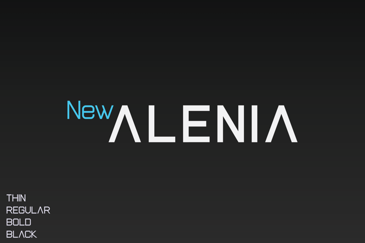 New Alenia Font