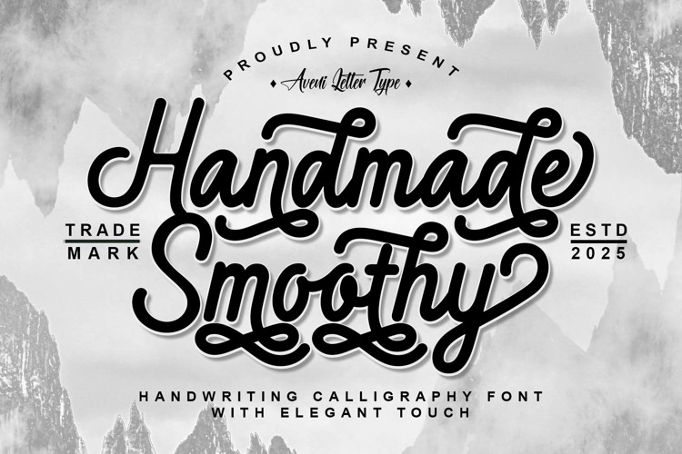Preview of Handmade Smoothy Font