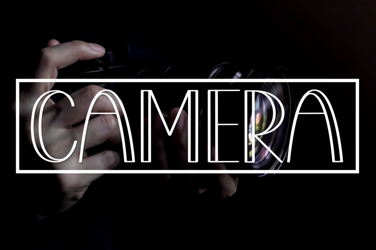 Camera Font