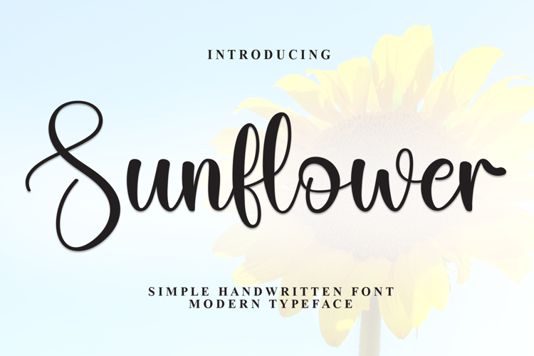 Preview of Sunflower Font