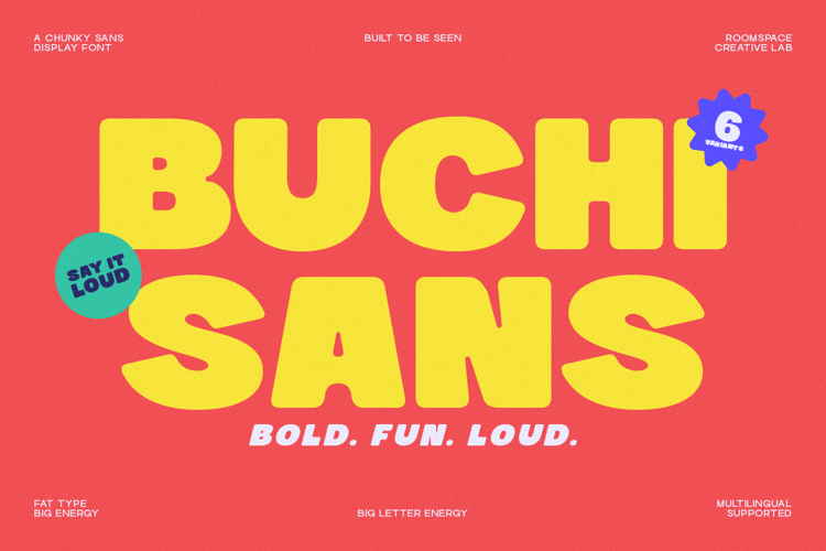 Preview of Buchi Sans - Font
