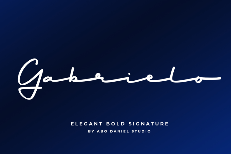 Preview of Gabrielo Font