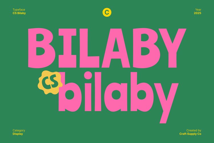 Preview of CS Bilaby Font