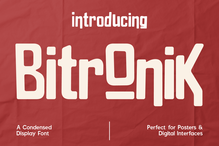 CF Bitronik Font