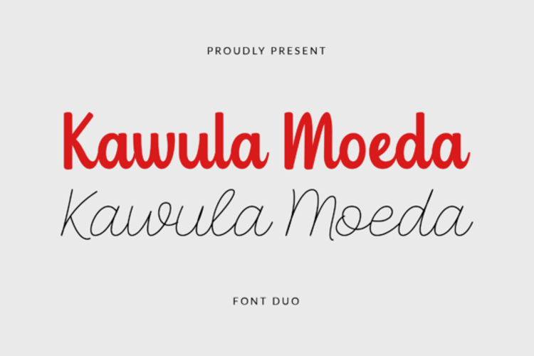 Kawula Moeda Font