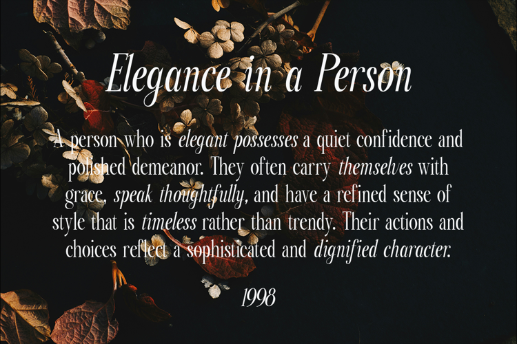 Preview of Paradise Loves Font