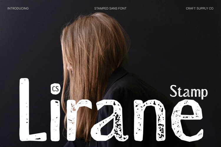 Preview of CS Lirane Stamp Font