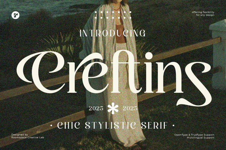 Preview of Creftins Font