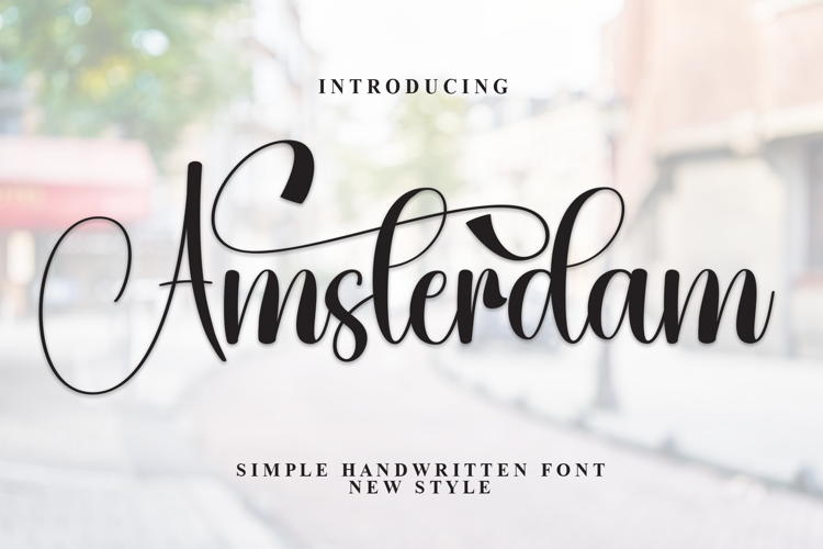 Preview of Amsterdam Font