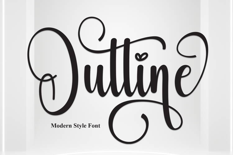 Preview of Outline Font