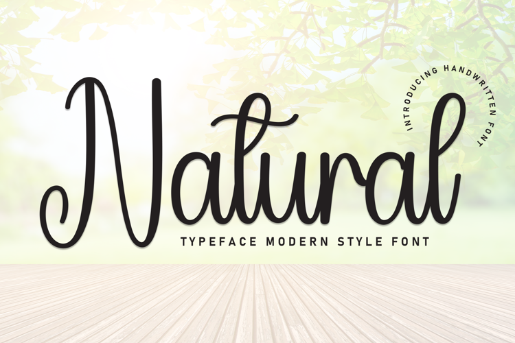 Preview of Natural Font