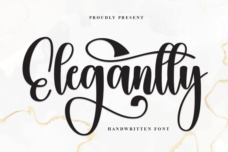 Preview of Elegantly Font