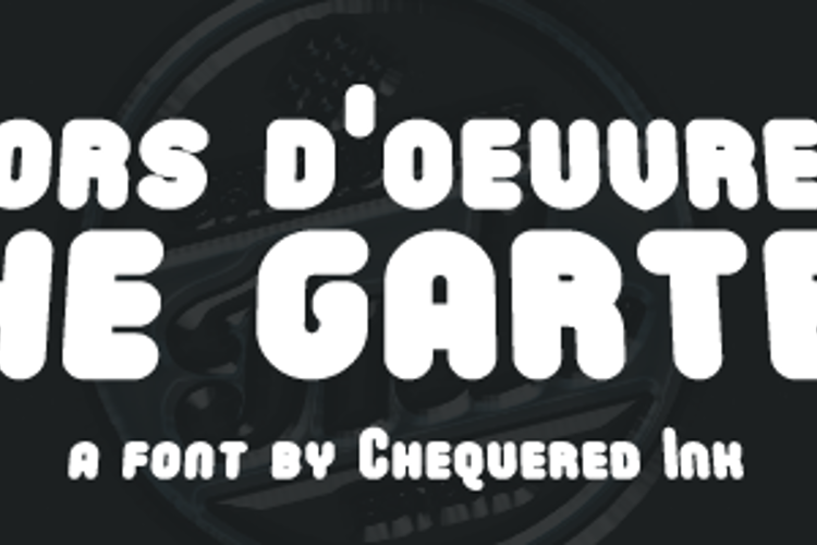 Hors D'oeuvres The Garter Font