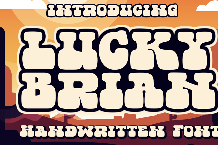 Preview of Lucky Brian Font