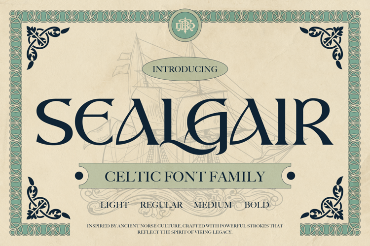 Preview of Sealgair Font