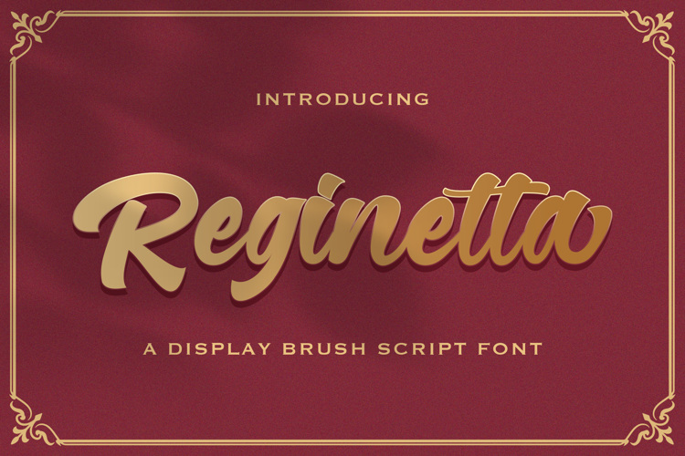 Preview of Reginetta Font