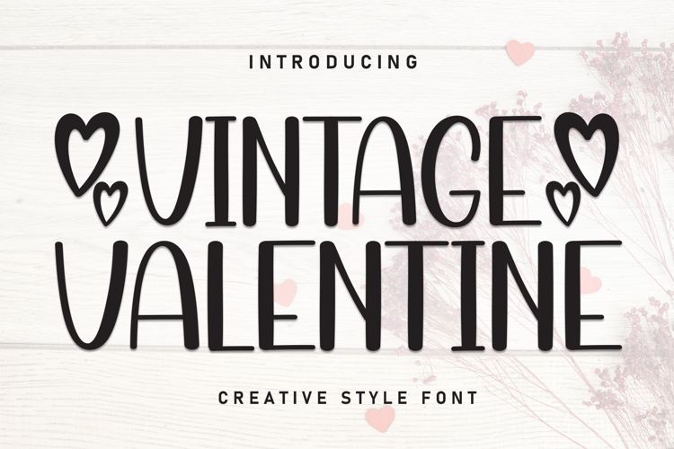 Preview of Vintage Valentine Font