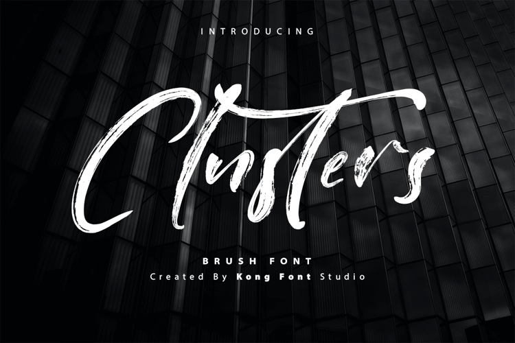 Clusters Font