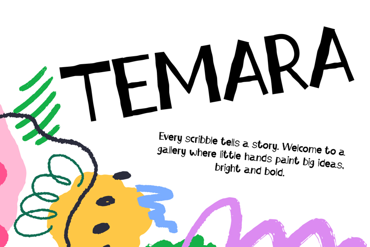 Preview of Temara Font