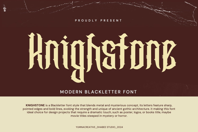 Knighstone Font