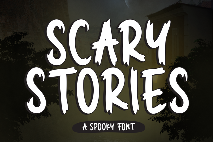 Preview of Scary Stories Font