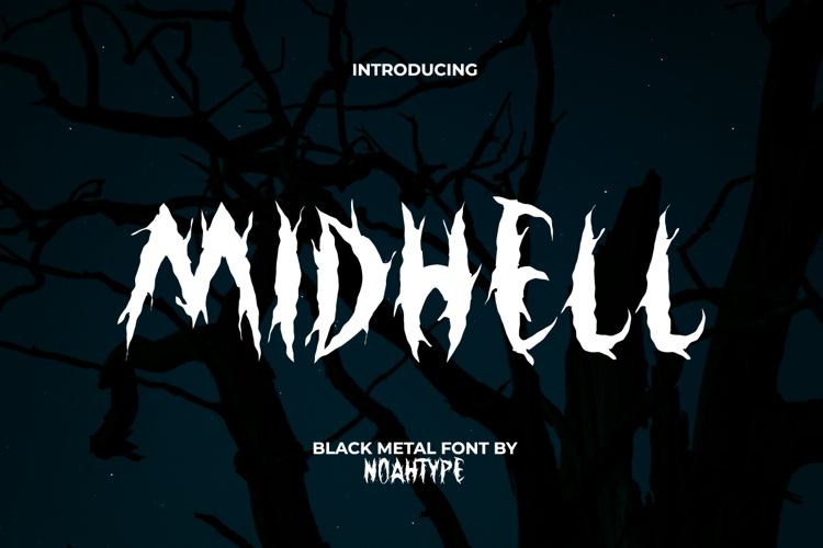 Preview of Midhell Font