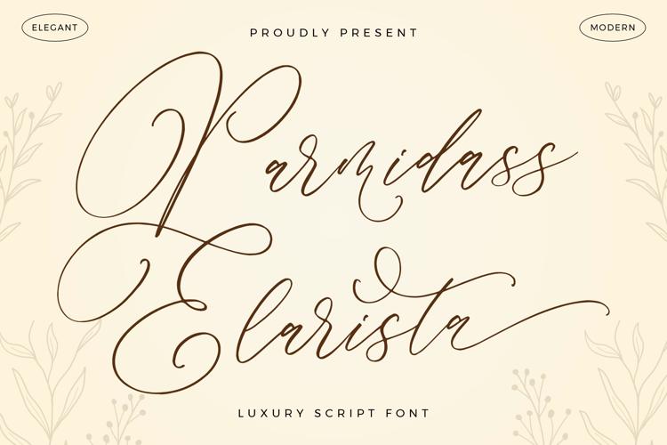 Parmidass Elarista Font