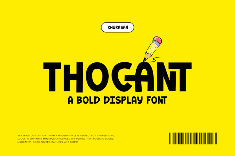 Preview of Thocant Font