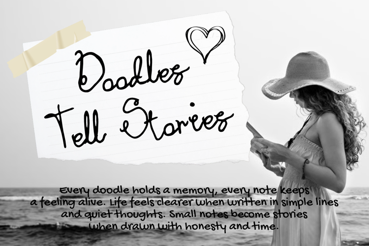 Preview of Doodia Note Font