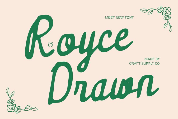 Preview of CS Royce Drawn Font