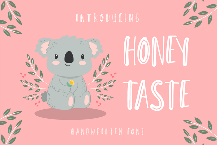 Honey Taste Line Font