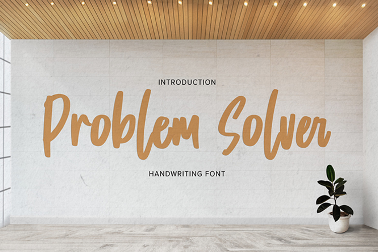 Problem Solver Font