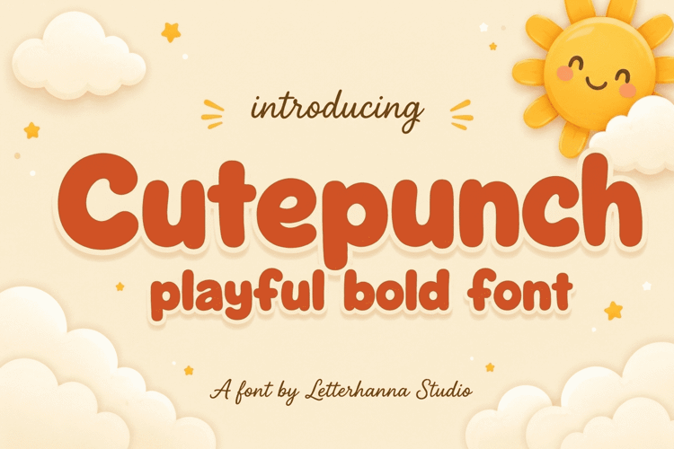 Preview of Cutepunch Demo Font