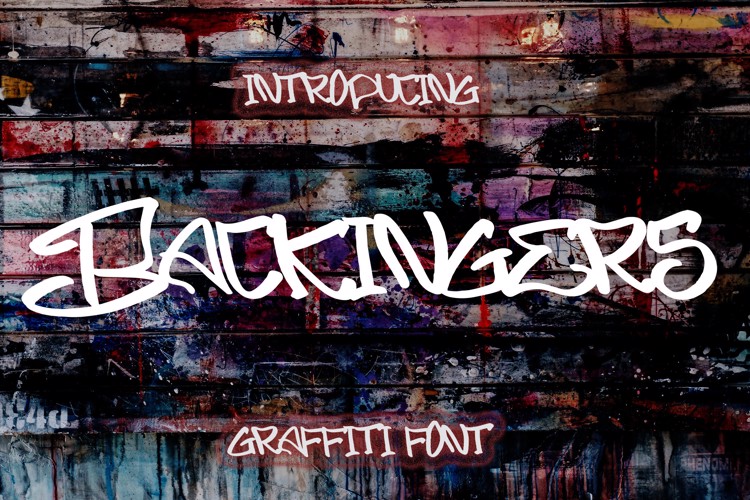 BACKINGERS Font