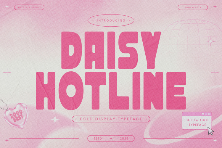 Preview of RT Daisy Hotline Font