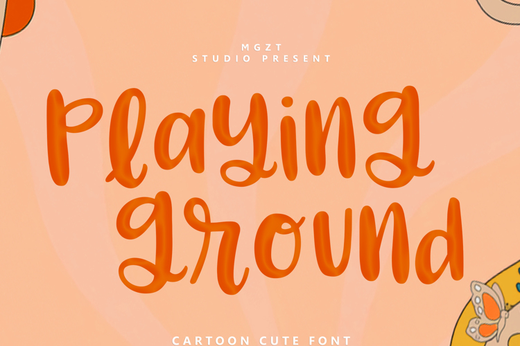 Preview of Playing Ground Font