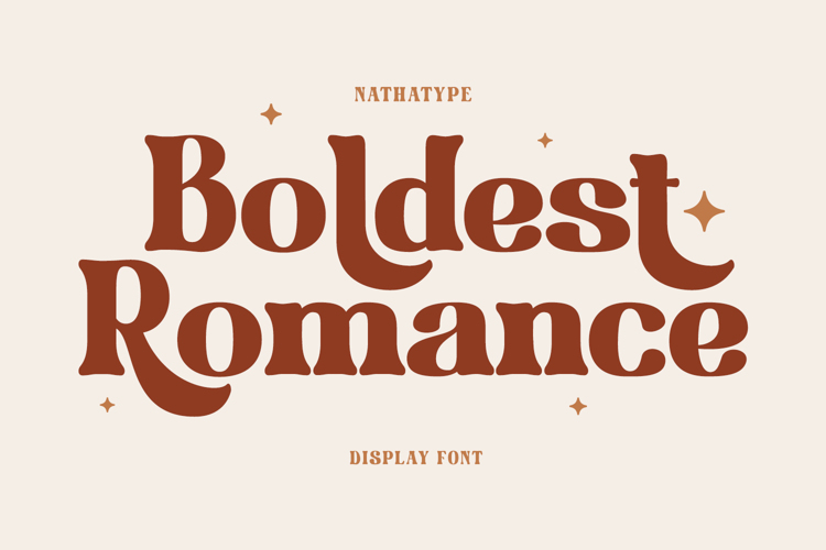 Boldest Romance Font