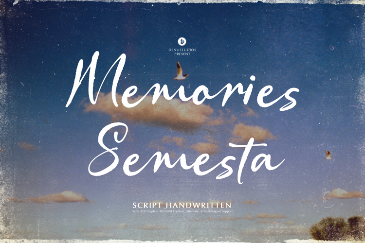 Preview of Memories Semesta Font