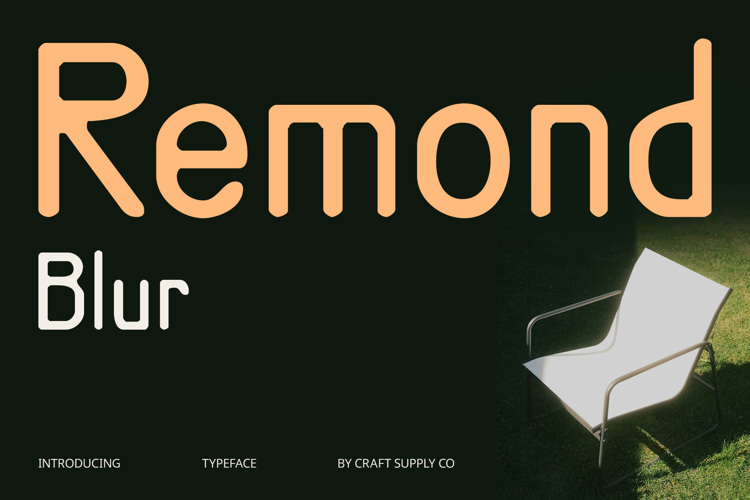Preview of Remond Blur Font