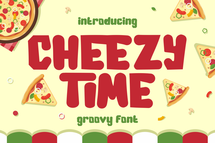 Preview of Cheezy Time Font