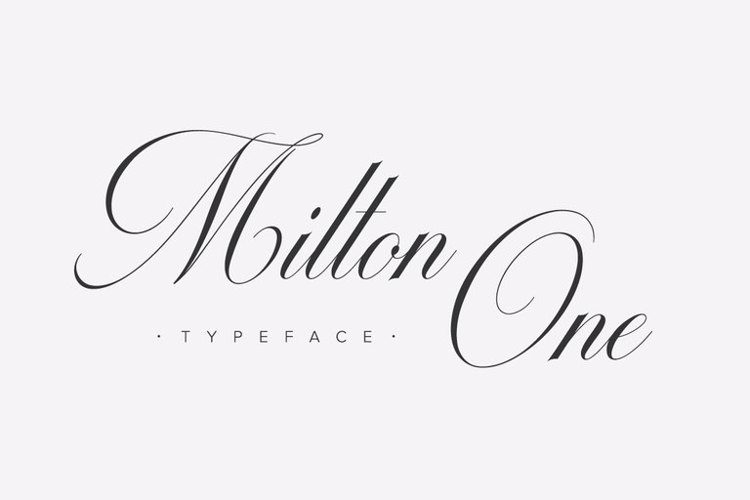 Milton One Font