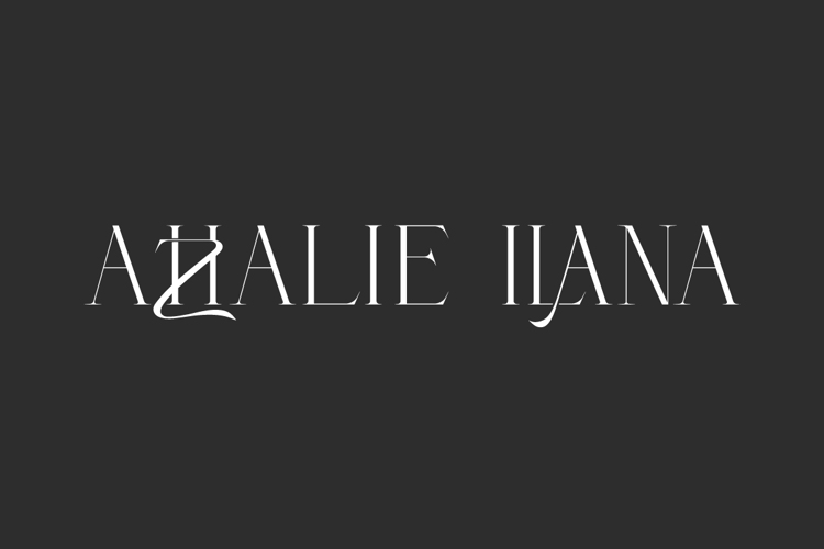 Preview of Azhalie Ilana Font
