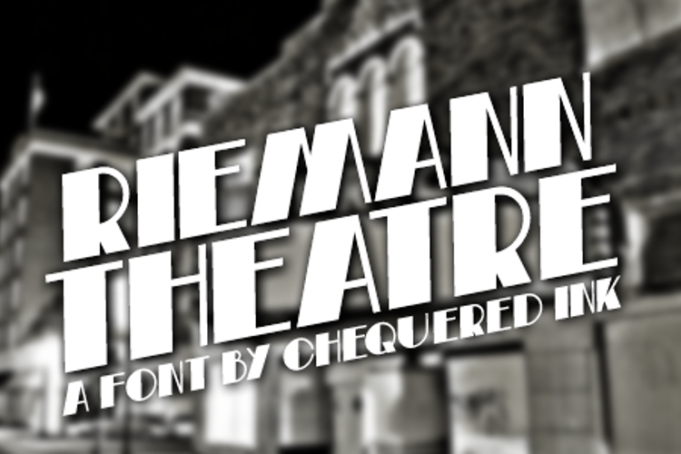 Riemann Theatre Font