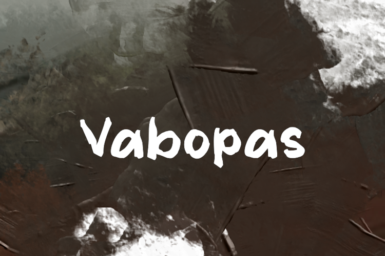 Preview of v Vabopas Font