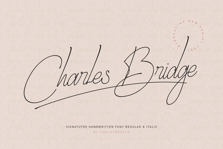 Charles Bridge Font