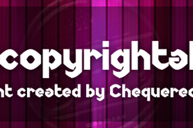 Uncopyrightable Font