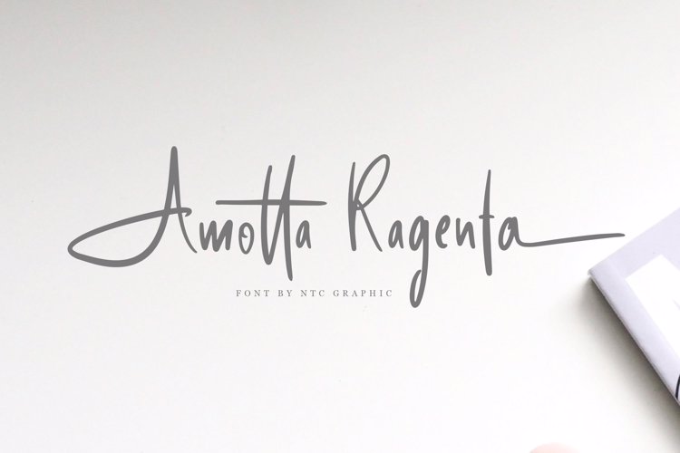 Preview of Amotta Ragenta Font